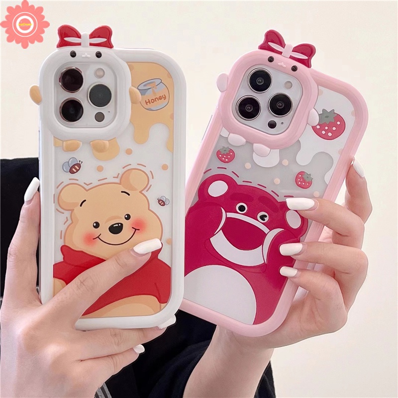 Case Desain Beruang Desney Winnie the Pooh Strawberry Untuk OPPO A17 A7 A57 A15 A15S A55 A54 A1K A17K A16 A9 A5 A16s A31 A5S A12 A3S A16 A95 A12 A6E A62 A96E A3 Az 7a 4F A76 Buku Literatur Dalam Bahasa Mandarin