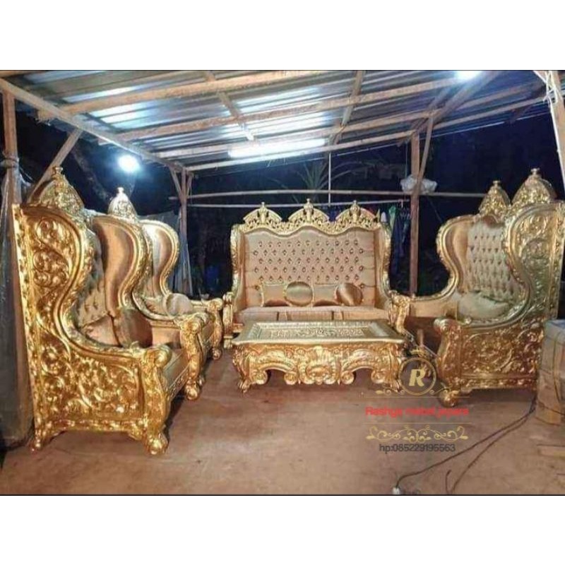 KURSI TAMU UKIR JEPARA ELEGAN SOFA UKIR MEWAH