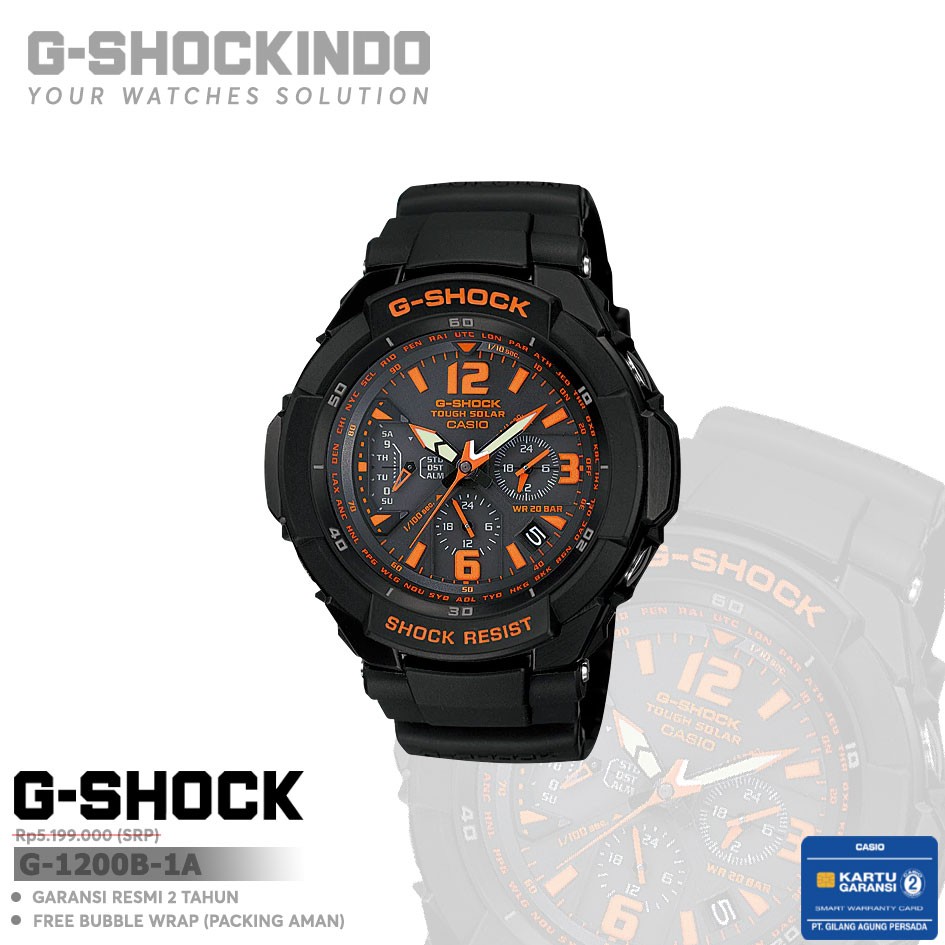 Casio G-Shock G-1200B-1A / G-1200B-1ADR Original