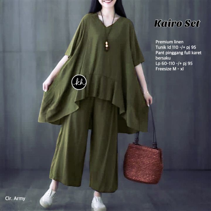 Baju Setelan Wanita Remaja Dewasa Terbaru Model Kekinian Set 1