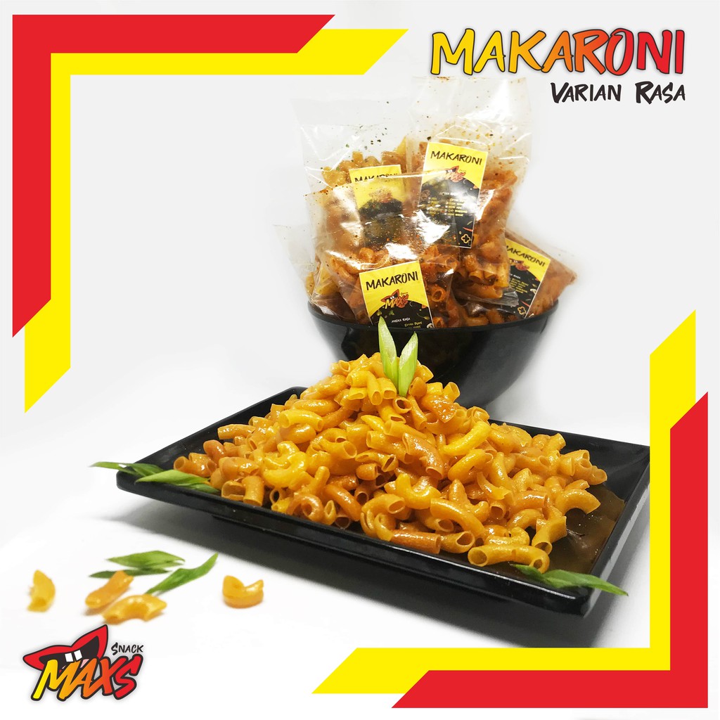 

Termurah!!! Makaroni Kemasan 35 gram - Camilan Bandung
