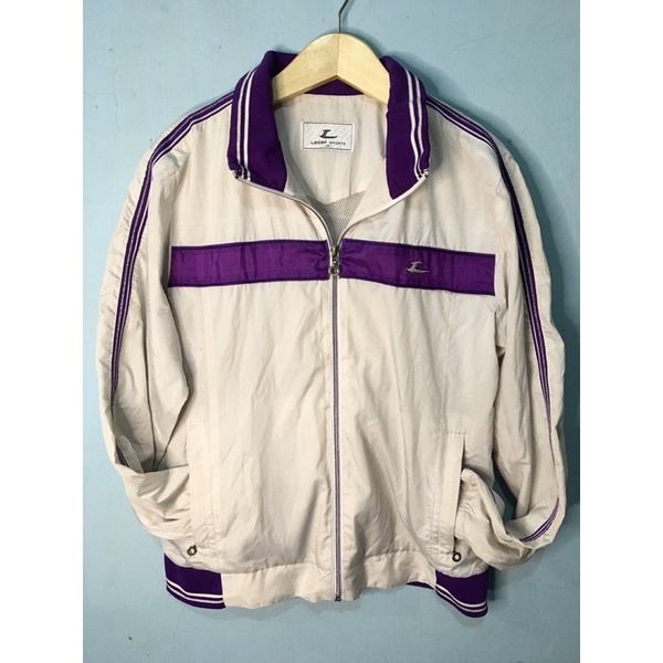 JAKET TRACKTOP SECOND THRIFT SPORTY LECAF