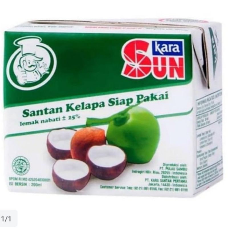 

Sun Kara Santan instant 200ml