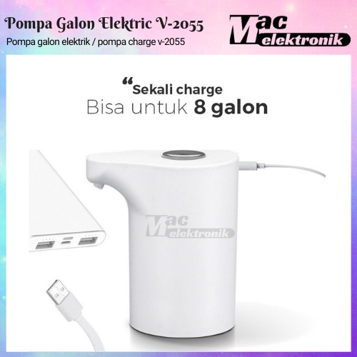 Pompa Air Galon Elektrik Portable V-2055 Water Electric Pump Premium Pompa Galon