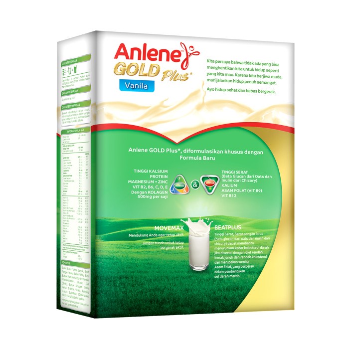 

c011cc Anlene Gold Plus Vanilla 650Gr - 2 Pcs Xa201As