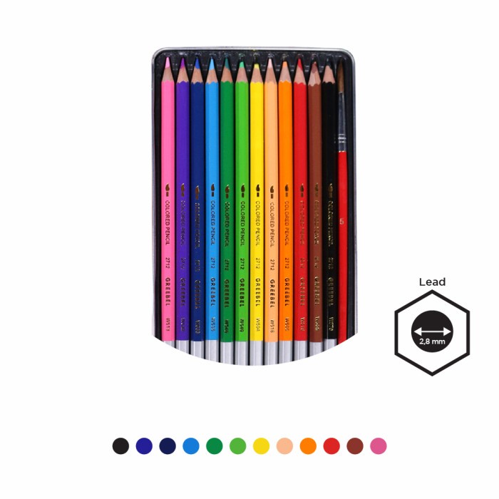 

Diskon Pensil Warna Greebel Water Colour 2712 Tin Case 12 Warna Terlaris