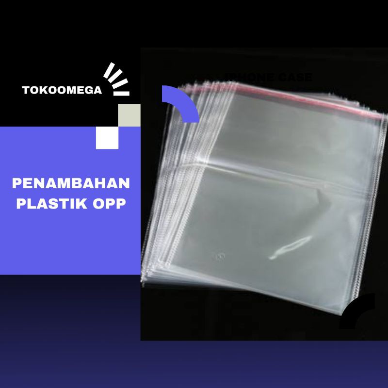 penambahan packing plastik opp