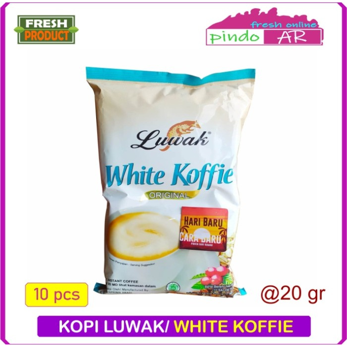 

KOPI LUWAK WHITE KOFFIE ISI 10 SACHET