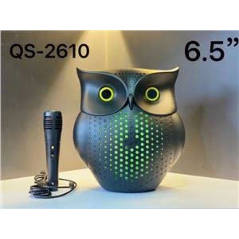 Speaker Bluetooth Karaoke Portable KIMISO QS 2610 + Free Mic Ukuran 6'5