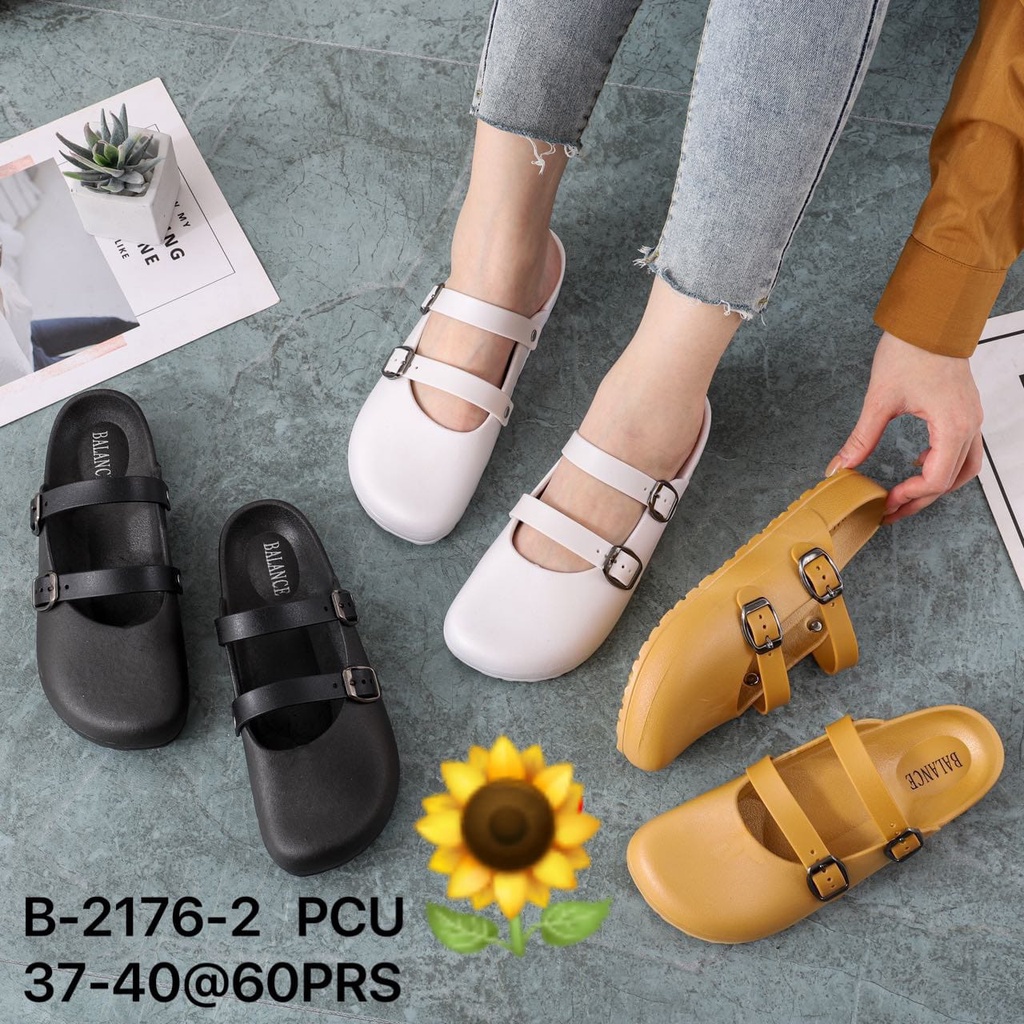 Sandal Karet Jelly Wedges Wanita import Model Terbaru Original Kekinian by AGUNG STYLE Balance B-2176-2