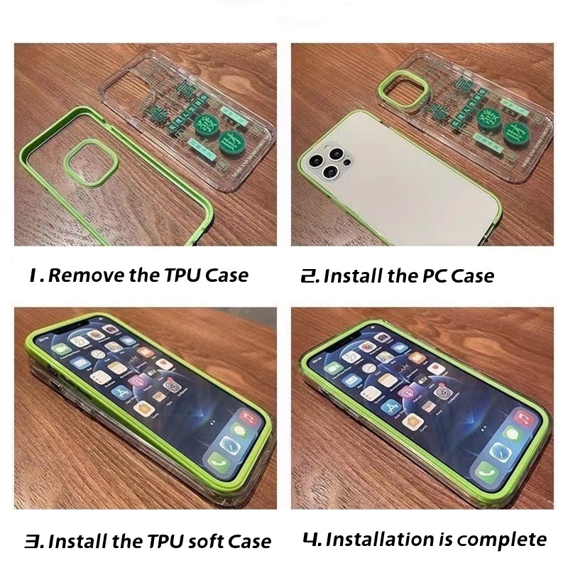 3 in 1 Case HP Transparan Anti Jatuh Untuk Vivo Y17 Y3 Y15 Y12 Y11 Y12I Y20 Y20i Y20s Y12s Y15s Y15a Y01 T1 Y21 Y33s Y21s Y21s Y33s Y21s Y3