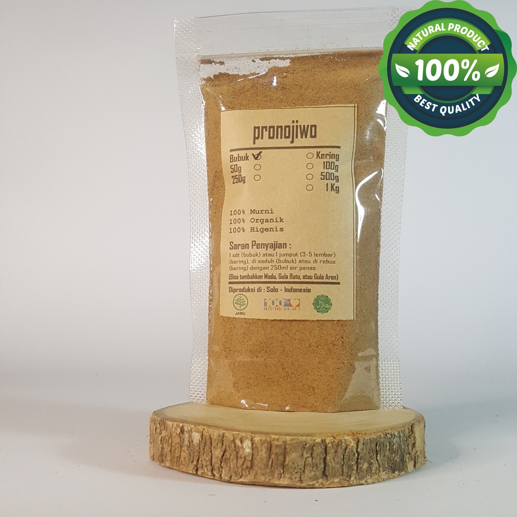 

Pronojiwo Bubuk Murni Rempah Herbal Organik Perawatan Kesehatan Alami 50Gr