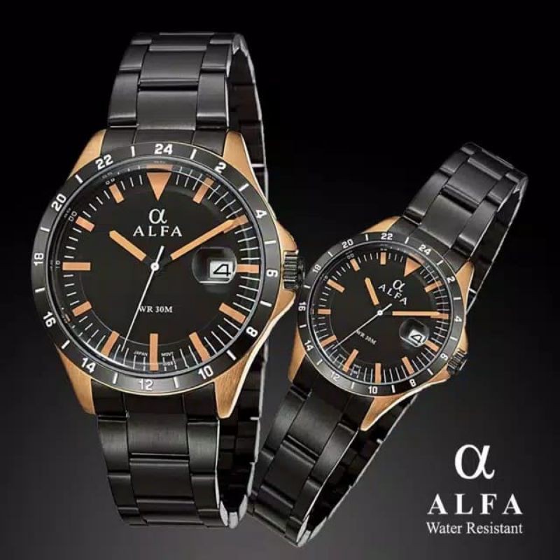 JAM TANGAN ALFA 88145 ORIJINAL WATER PROFF