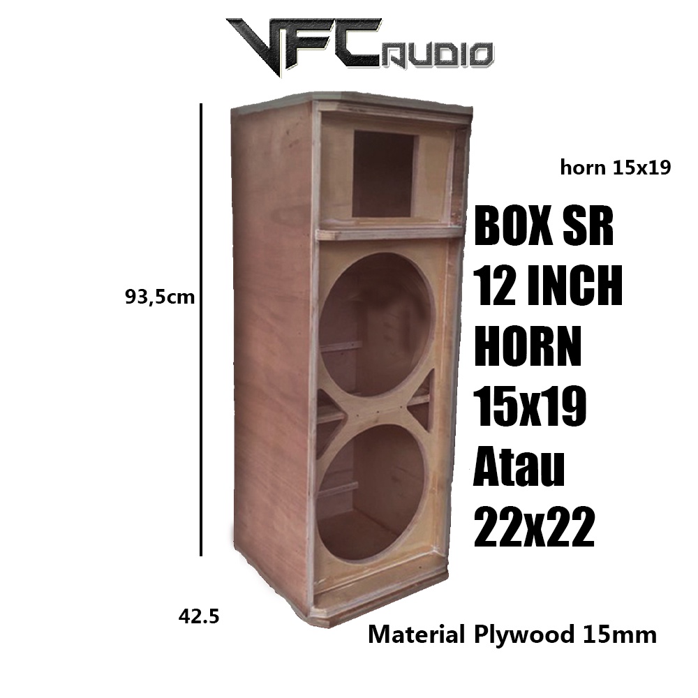 Box Speaker SR atau Monitor 12 inch Mentahan
