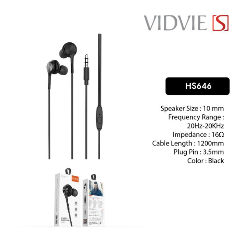 HANDSFREE VIDVIE S-HS646 MIC