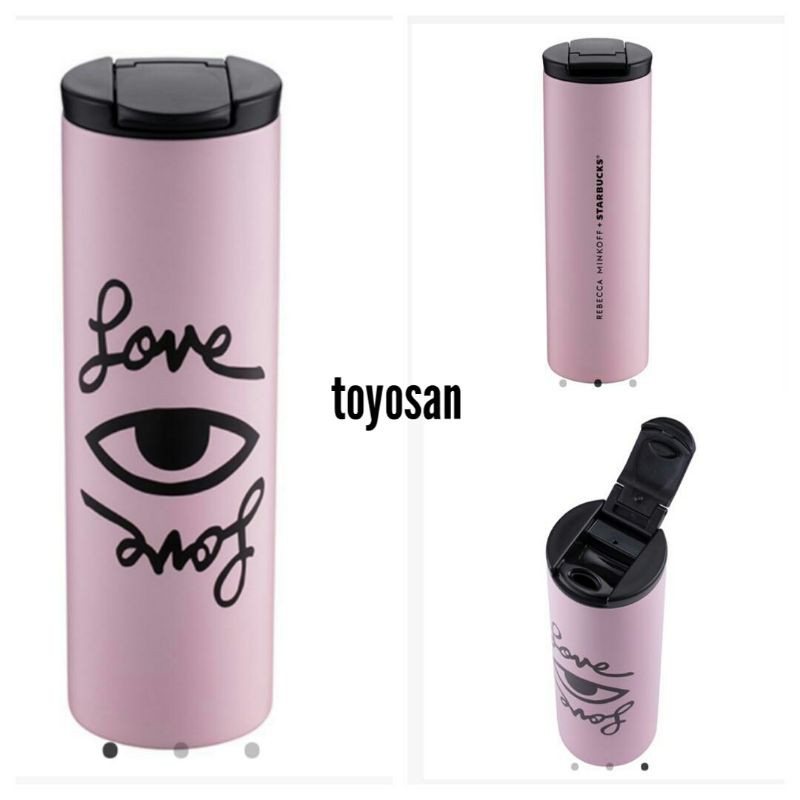 Starbucks Tumbler Stainless Steel Grande Troy - Rebecca Minkoff Love Eye