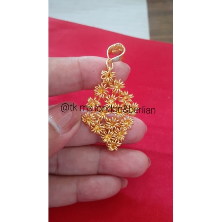 Liontin Matahari 10gr Mas London LM 24K 999,9%.