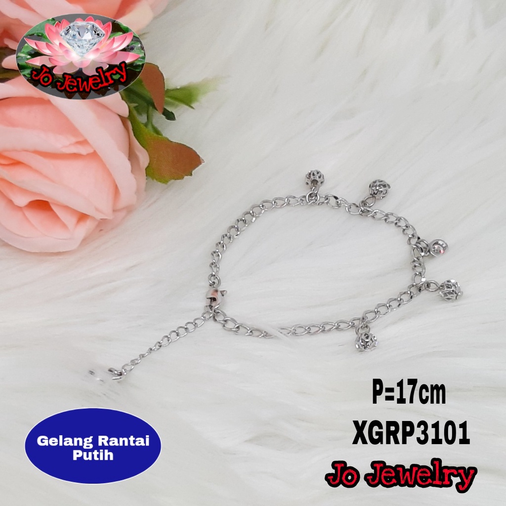 Gelang rantai xuping jurai putih