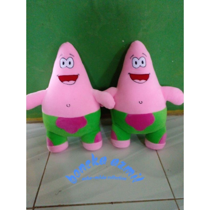 Boneka patrick size m ukuran 35 cm