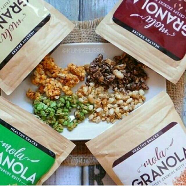

Mola granola 50 pcs harga reseller free ongkir gosend jabodetabek