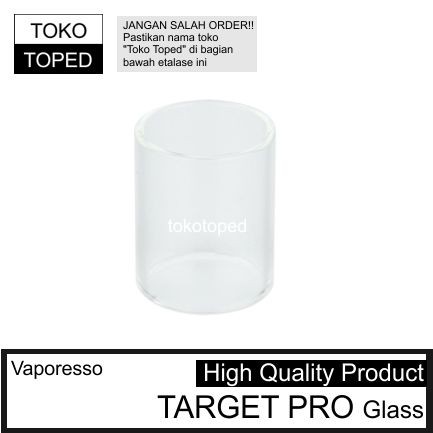 Vaporesso TARGET PRO Replacement Glass | 75w tank vape kaca pengganti