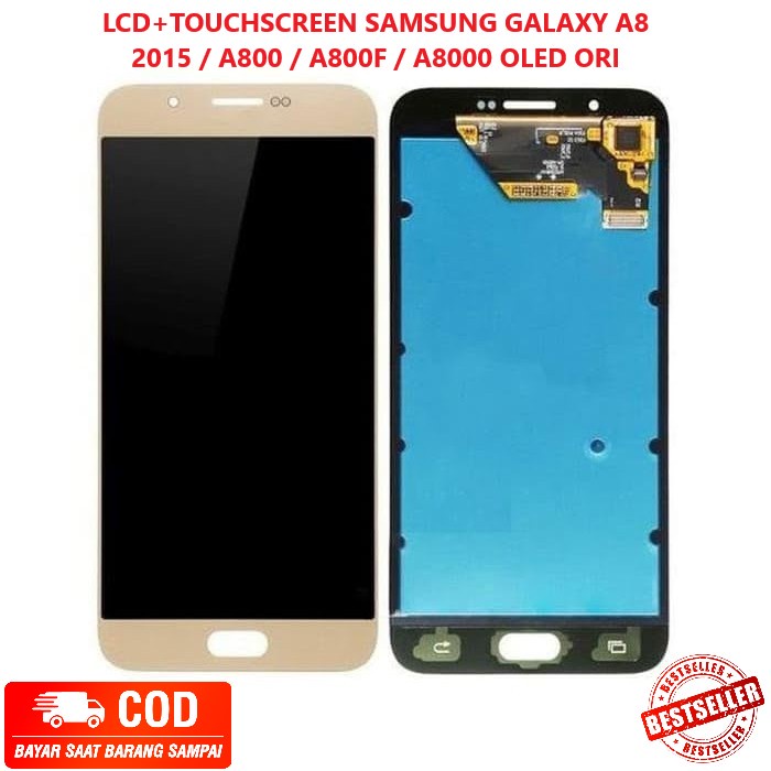 LCD SAMSUNG GALAXY A8 2015 / A800 / A800F / A8000 OLED ORI FULLSET + TOUCHSCREEN |WELSUS