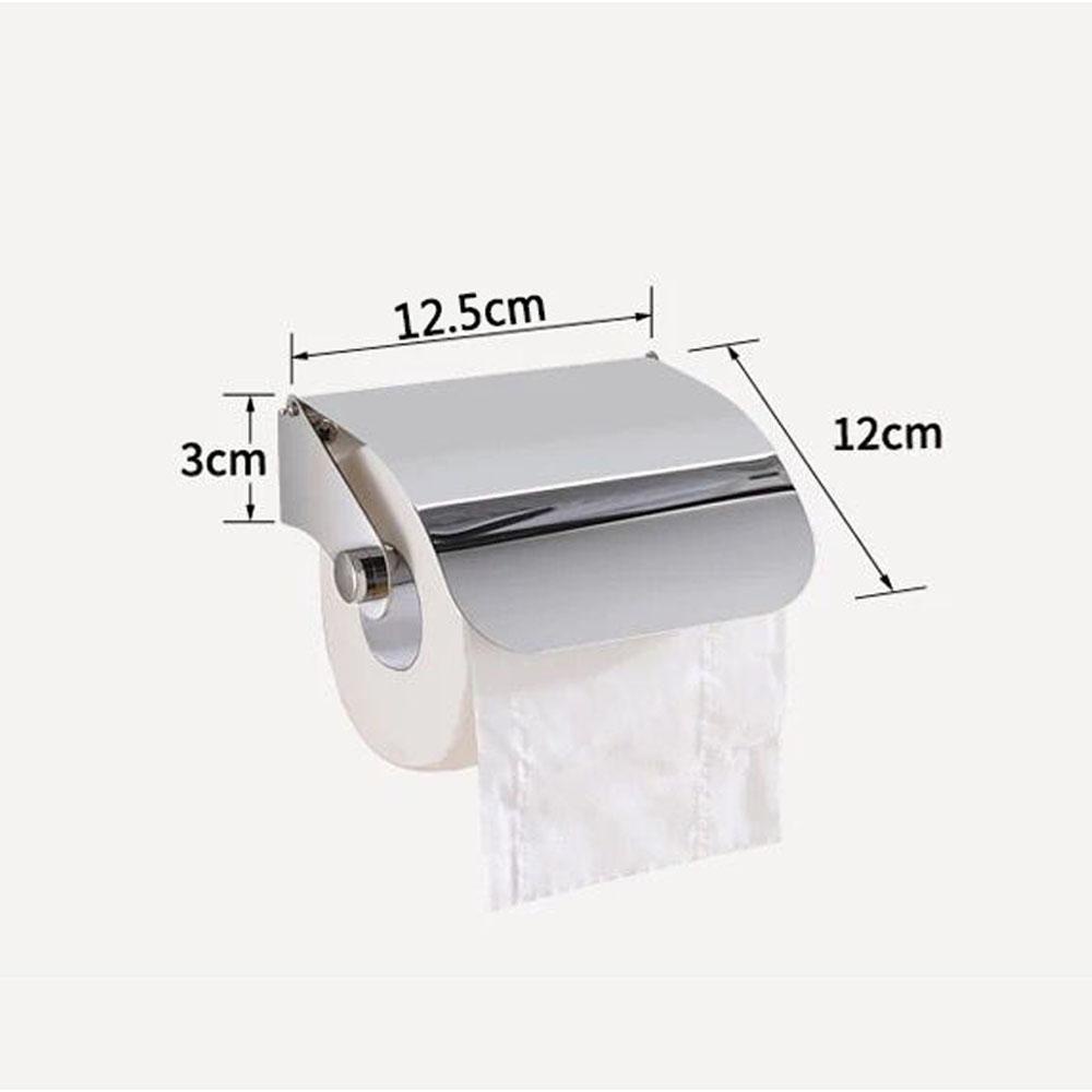 Populer Toilet Paper Holder Hotel Kotak Stainless Steel Berdiri