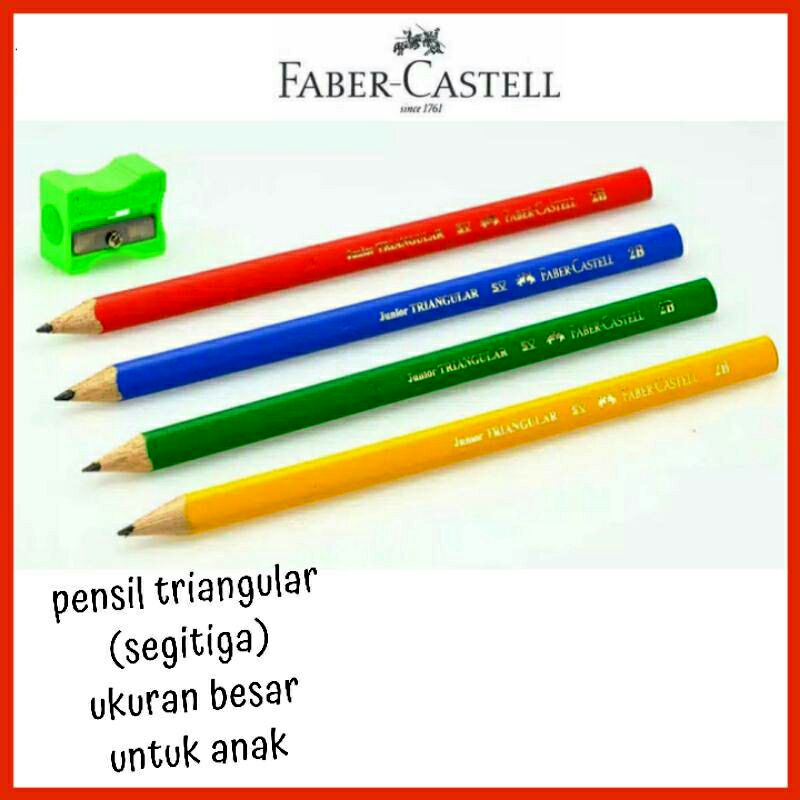 

pensil segitiga faber castell