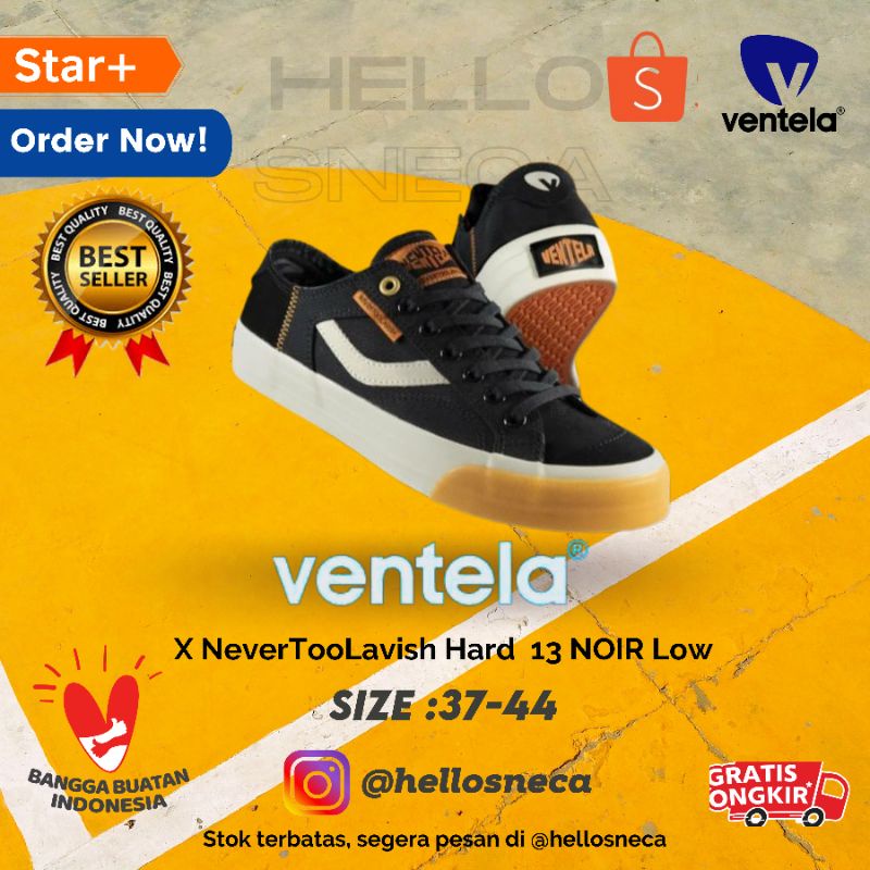 Ventela x NeverTooLavish HARD13 Noir Low
