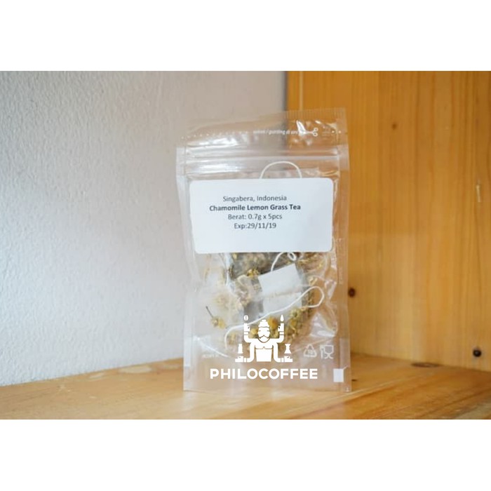 

Teh Singabera Chamomile Lemongrass Tea 0-7g x 5 kantung teh celup - tth1138
