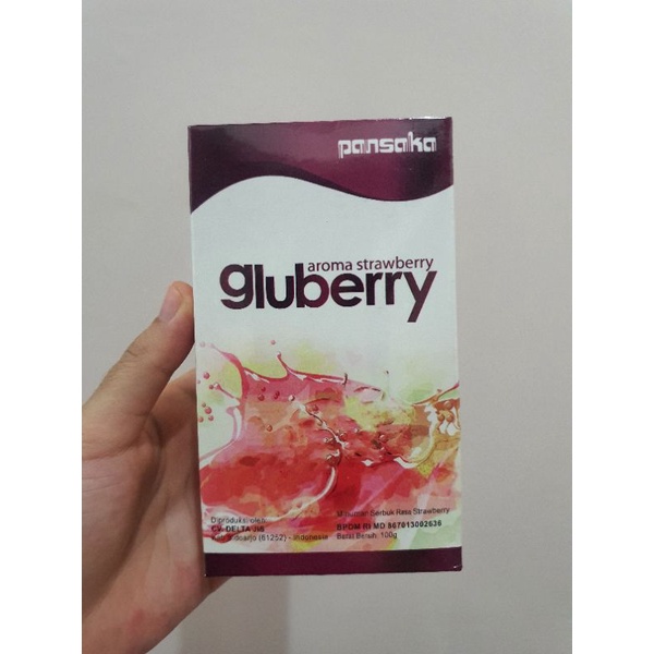 Gluberry aroma Strawberry Pansaka 100% Barang Asli