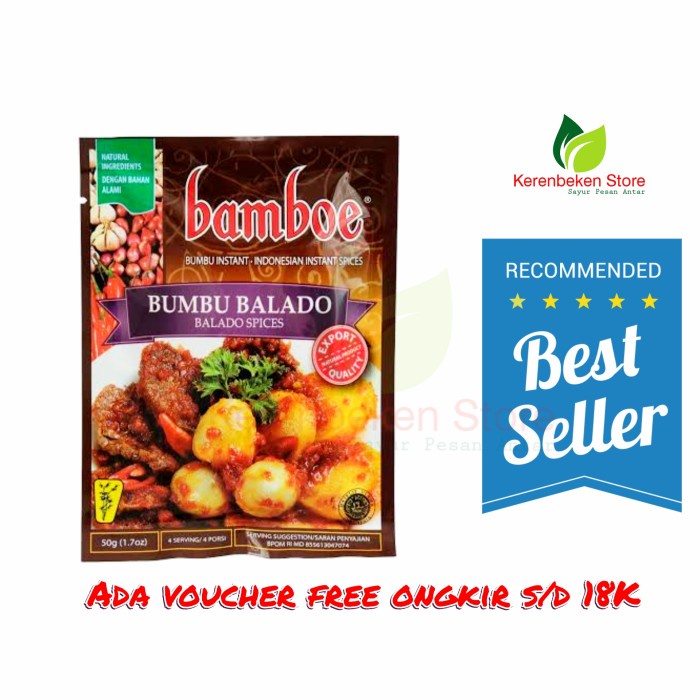 

bamboe bumbu instan balado 50gr