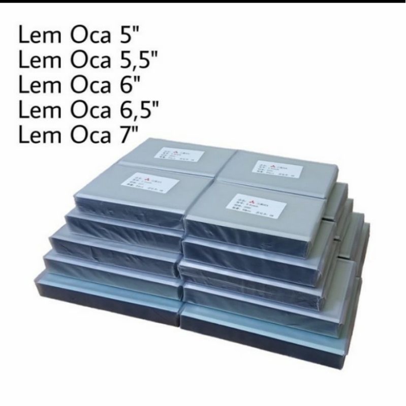 

{{COD}} Lem Oca kering 6,5 inch Lem adhesive lem bening kaca Lcd Touchscreen 6.5