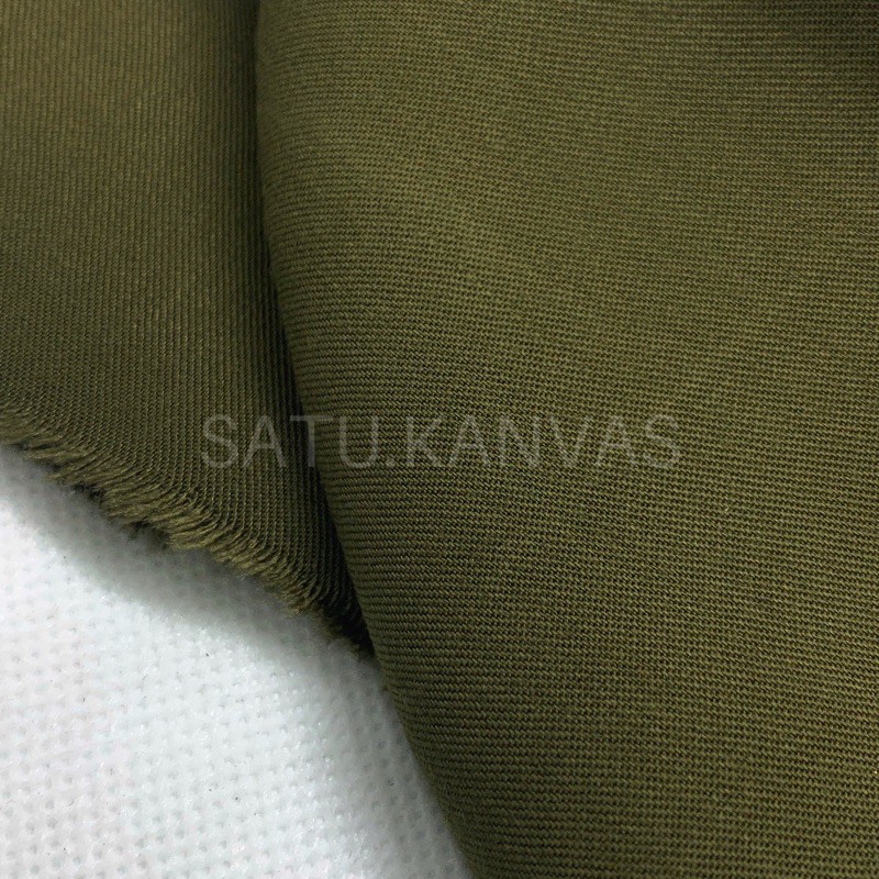 Kain Rayon Twill Polos (100%Rayon) PREMIUM-Army