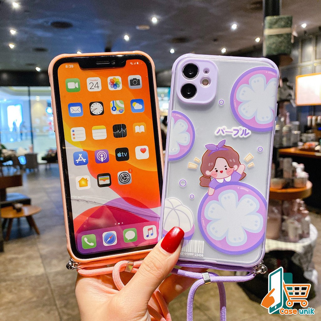 SS169 case Slingcase Tali Lanyard Oppo A9 A5 2020 A31 A8 A52 A92 A53 A33 Reno 4 4f A15 A1K CS2559