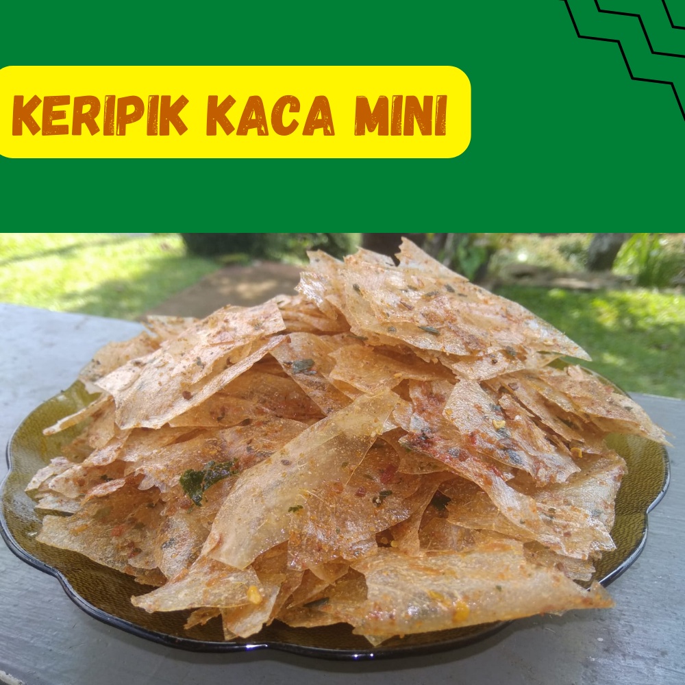 

keripik kaca kripca mini keripik beling rasa cabe merah / Original / Cabe Ijo