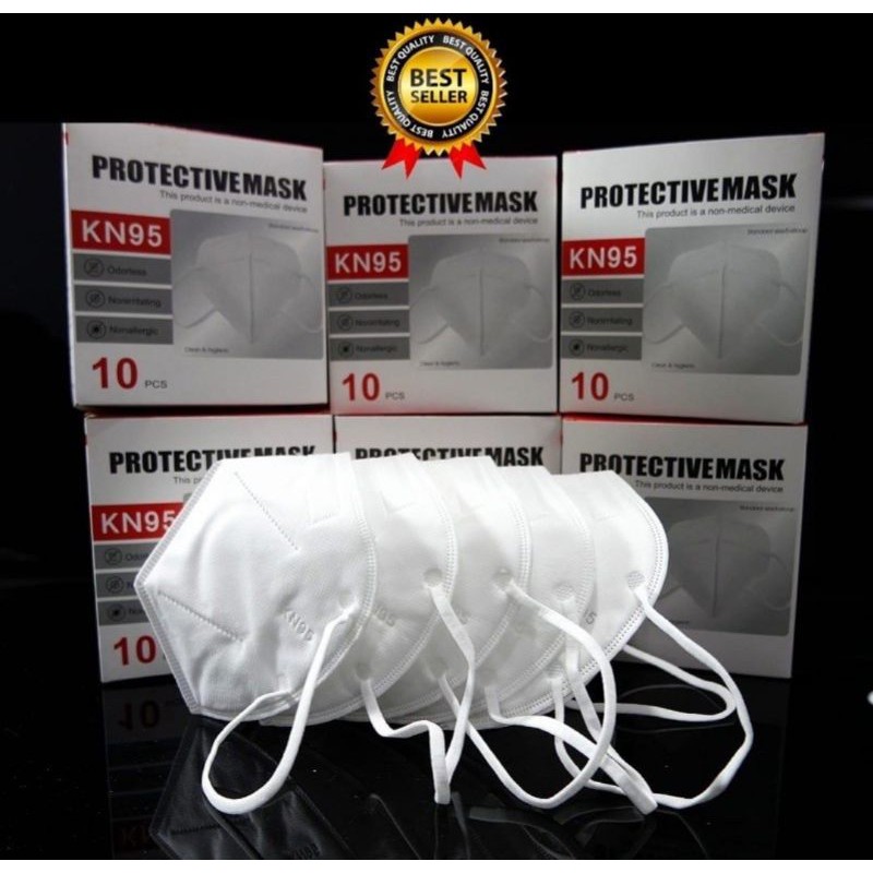 Masker kn 95 5ply isi 10/ masker polusi kesehatan dapat dicuci