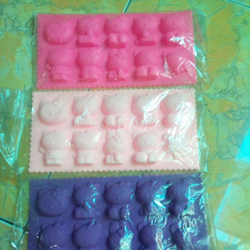 cetakan silikon coklat hello kitty