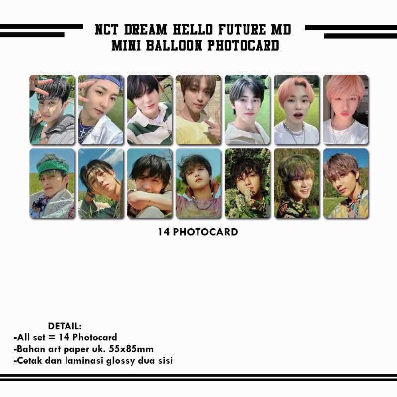 NCT DREAM HELLO FUTURE MD MINI BALLOON PHOTOCARD