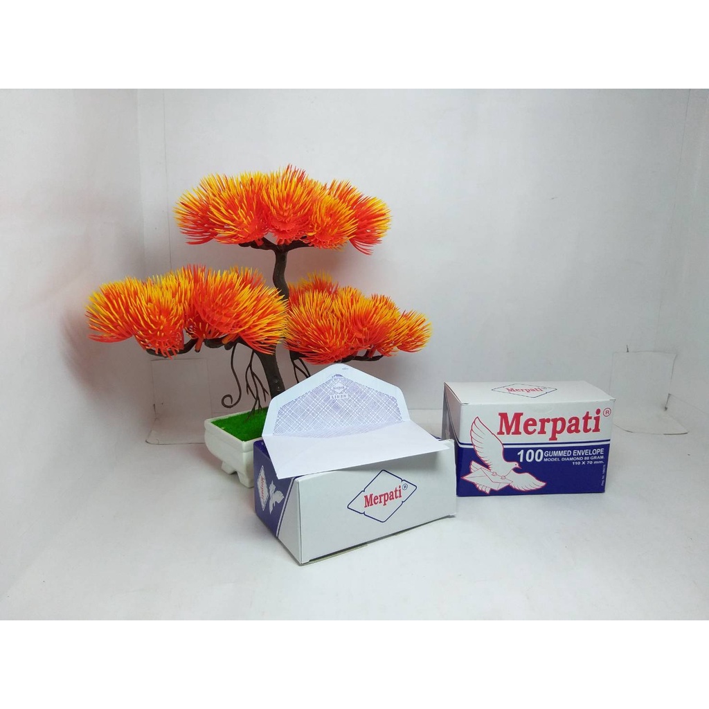 Amplop Merpati Kecil Mini Ukuran 110 x70 Mm Peel &amp; Sea Isi 100 Lembar (tanpa lem) Original Termurah