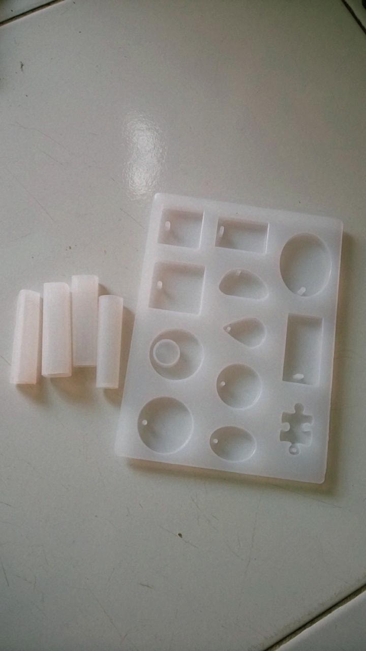 5 Inf ✿ 5 Pack Cetakan Perhiasan Handmade Diy Bahan Resin Silikon