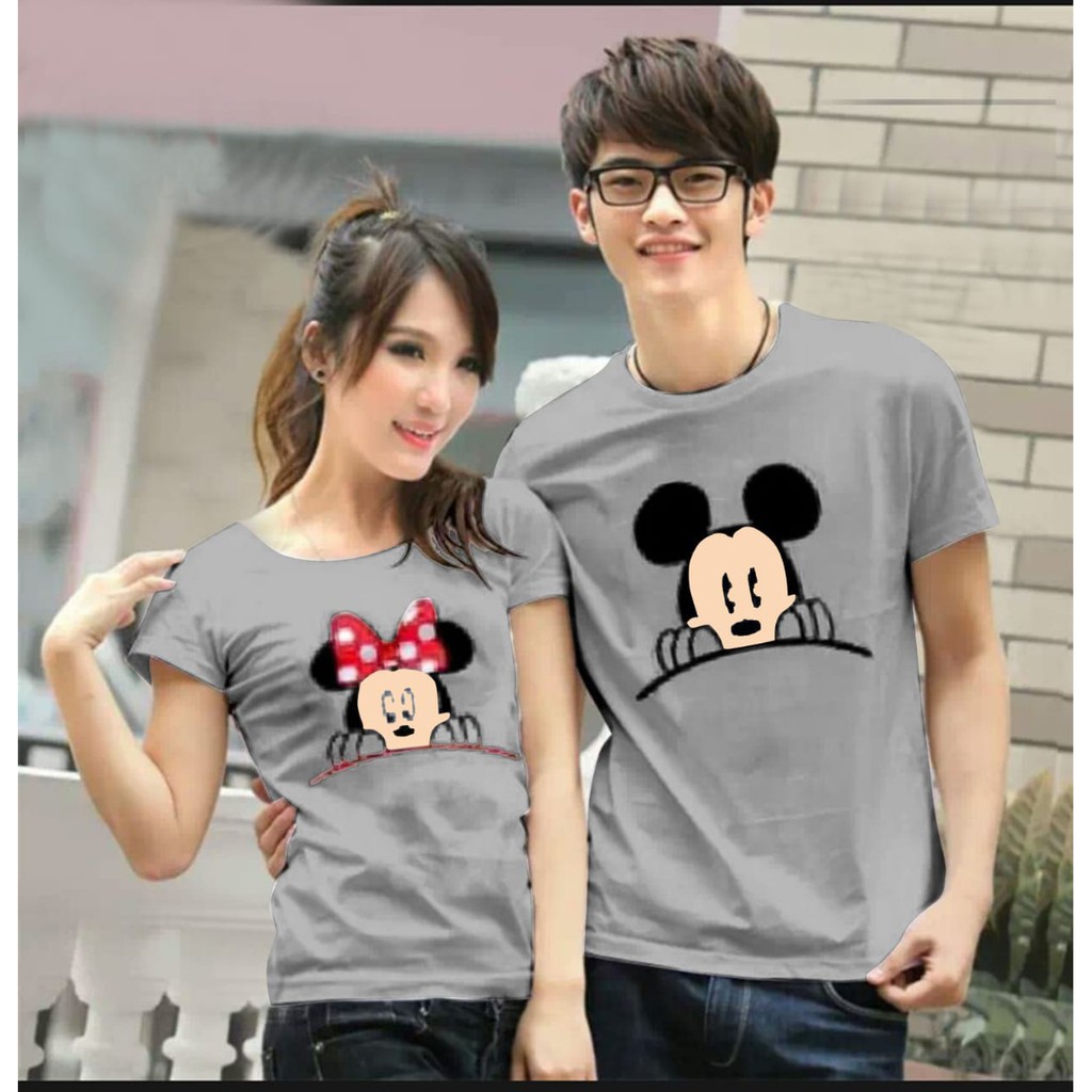  baju  couple  murah kaos  pasangan tebal hadiah pacar  tshirt 