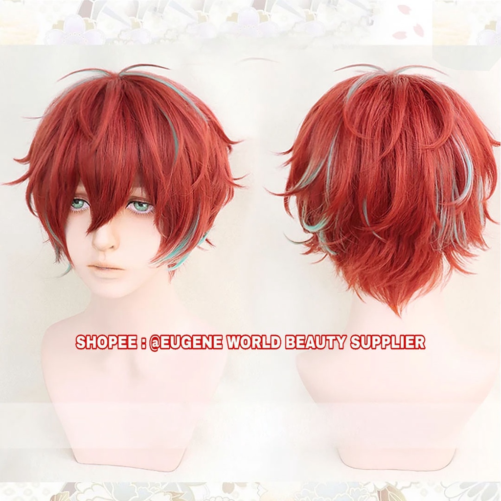 READY STOK STYLED - RAMBUT PALSU WIG COSPLAY COSPLAYER ANIME HYPNOSIS MIC : DIVISION RAP BATTLE - RH