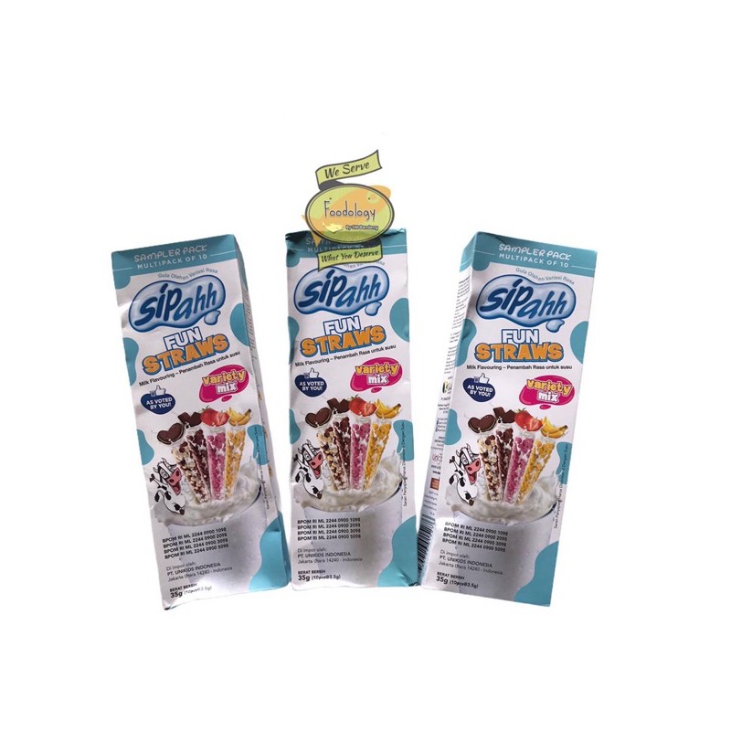 Jual Sipahh Fun Straws isi 10 pcs Shopee Indonesia