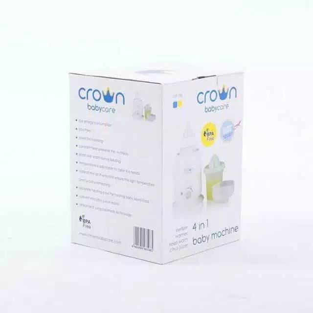 Crown Babycare Pemanas dan Penghangat ASI BPA FREE- Warmer 4 in 1 Machine BPA FREE