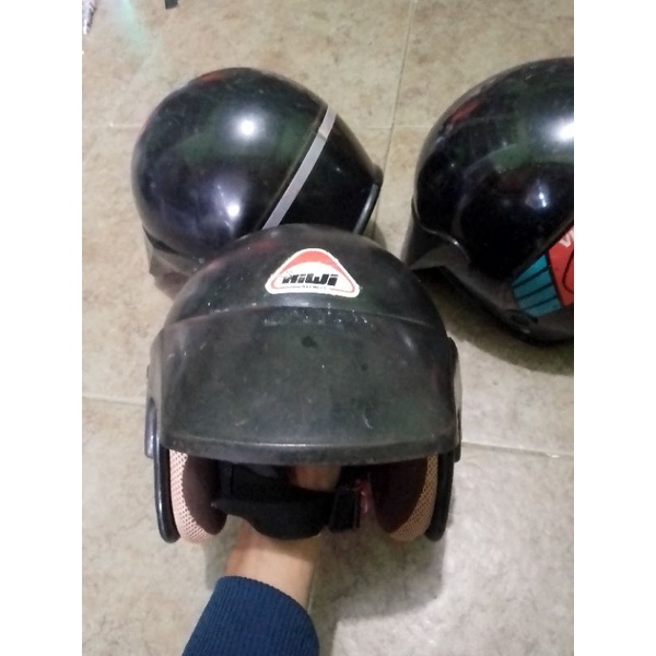 helm jadul kiwi showbee&KJP showy
