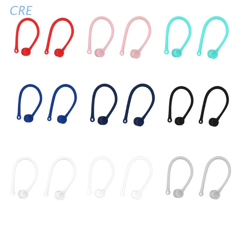 Cre Kait Telinga Bahan Silikon Anti Jatuh Holder AirPods pro / Earphone Bluetooth