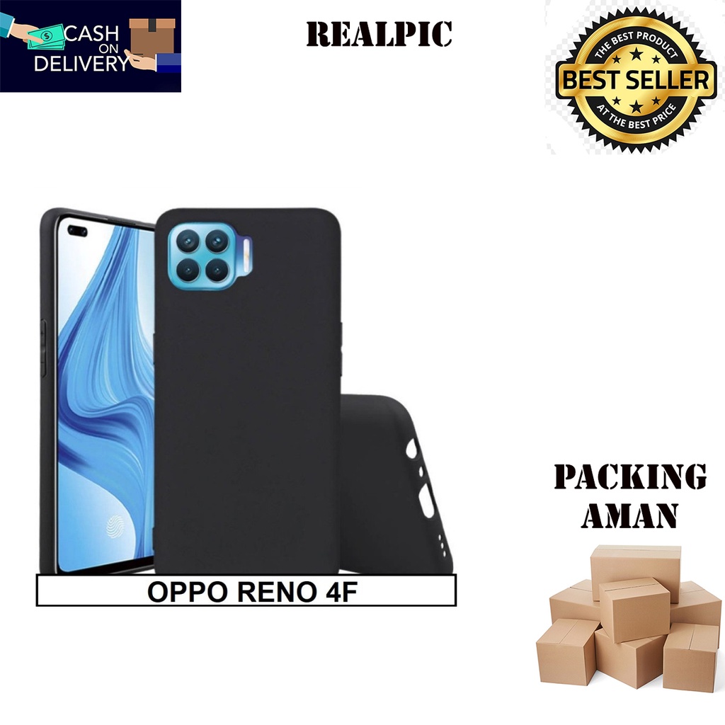 Casing Oppo Reno 4F SoftCase Black Matte