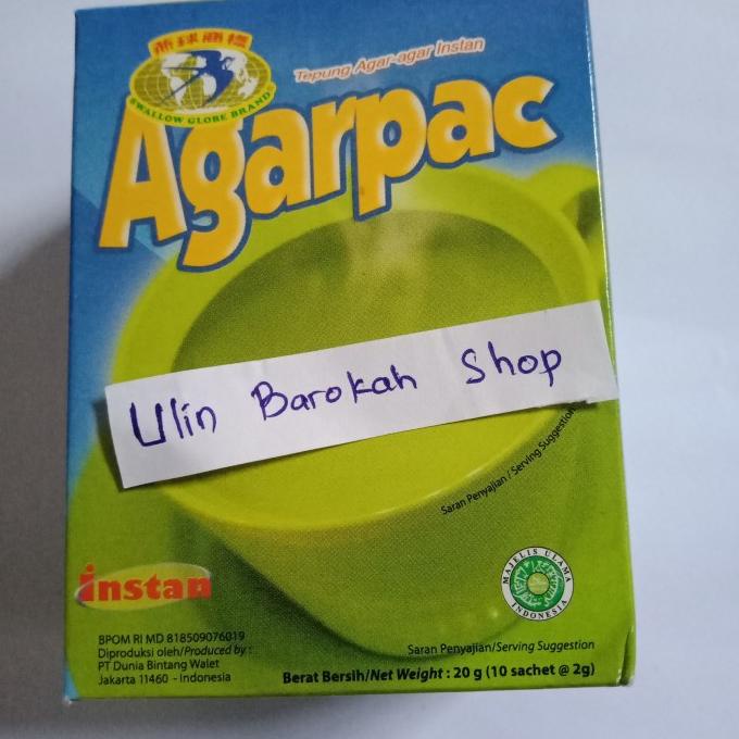 

Swallow Globe Brand Agarpac/Tepung Agar-Agar Instan/Minuman Instan TERLARIS TERPERCAYA ORIGINAL