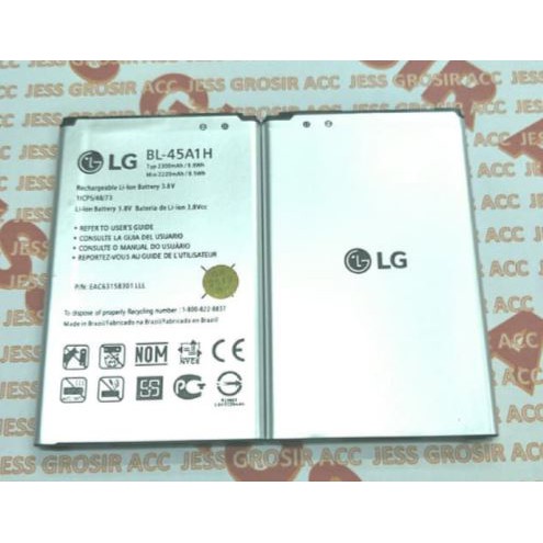 Battery Batre Baterai LG K10 4G , F670 Q10 K420 BL-45A1H , BL45A1H